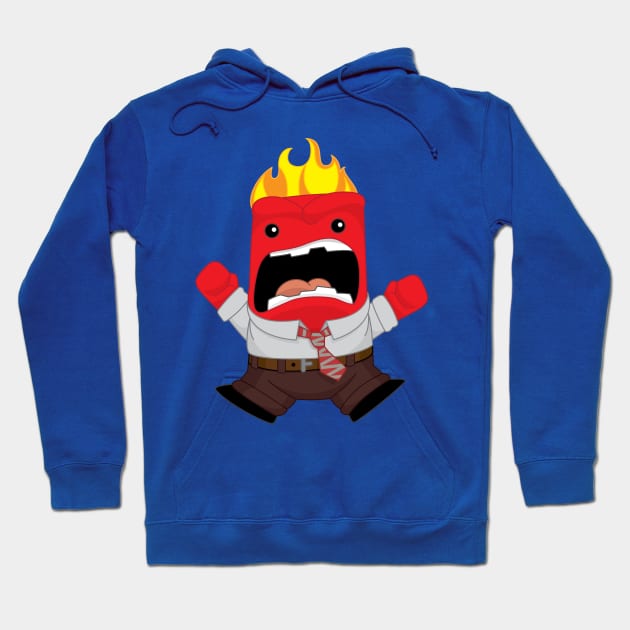 Mr Anger Hoodie by gravelskies